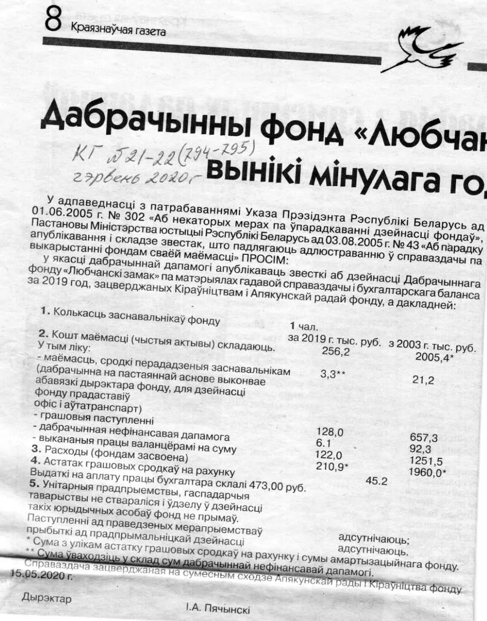 Справаздача (страница 1)