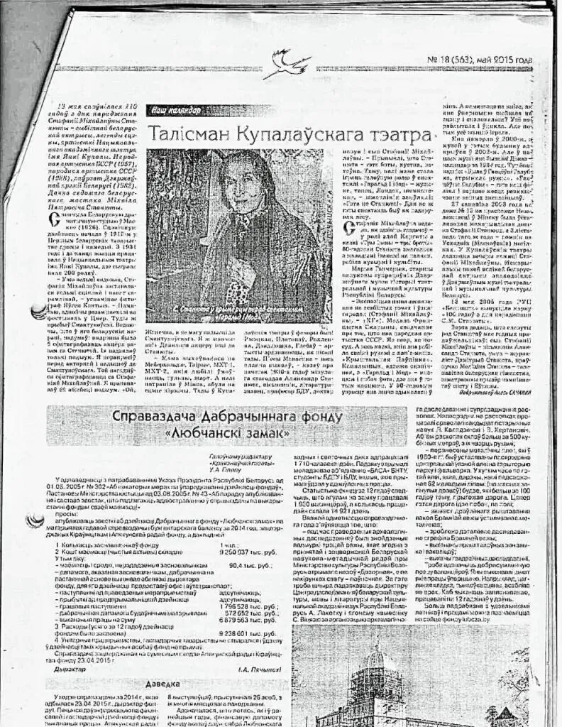 Обложка отчёта 2014